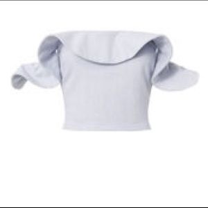 Apiece Apart Florian Off Shoulder Smocked Top